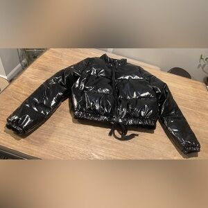 H&M Black Puffer Jacket, Wmn’s Size 4